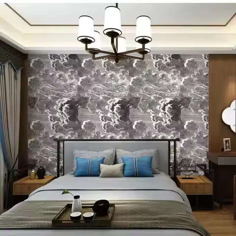 Modern Abstract Cloud Wallpaper Living Room Bedroom Sofa Tv Background Clothing Shop Classic 3D Clou