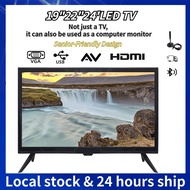 High Definition LCD TV 24-Inch 22-Inch 19-Inch Flat Screen Television for Elderly People Multi-Funct