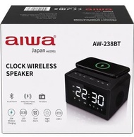 愛華 | AW-238BT | TYPE C 充電 | 15W 無線充電 | 藍牙音箱 | FM 收音機 | 雙鬧鐘 |  AUX Line-in 香港行貨一年保養