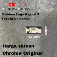TOYOTA Universal R Luggage Emblem Type R Universal Type RTOYOTA