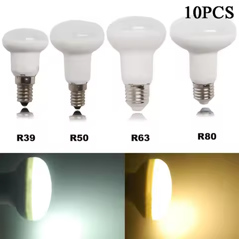 10xLED Bulb dimmable R39 R50 R63 R80 5W 7W 9W 12W Base E27 E14 led light Umbrella Cold White Warm Wh
