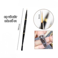 Cọ Jeliva Chính Hãng (Cây) Vẽ móng làm nail.