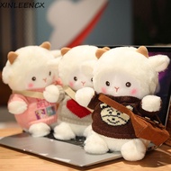 XINLEENCX Little Sheep Plush Toy Children Gift Cute Plushie Dolls Sweater Sheep Wears Clothes Sheep 
