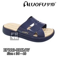 Sendal Karet Wanita EVA Selop Wedges Luofu Spons EVA Sandal Luofu Trendy Wanita Terbaru E7223 BRK4W