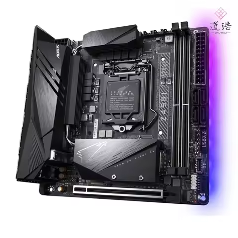For Z490I AORUS ULTRA Motherboard 64GB 2*M.2 DP HDMI LGA 1200 DDR4 Mini-ITX Z490 Mainboard 100% Test