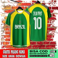 Latest Brazil Jersey Brazil Football Jersey/ Brazil Supporter Shirt Men Wanita art 01