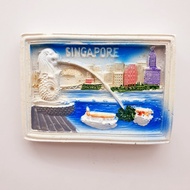 3D Fiber Souvenir Country Fridge magnet Fridge Sticker SINGAPORE