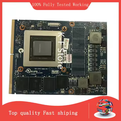 N15P-GX-B-A2 GTX860M GTX 860M MXM 3.0 DDR5 2GB Video Graphics Card For DELL M15X M17X R4 R5 M18X R1 