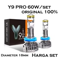 LED lamp Y9 PRO H11 mini biled projector foglamp car cut off fog lamp car projector led socket socke