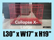 Collapsible Dog Cage XL