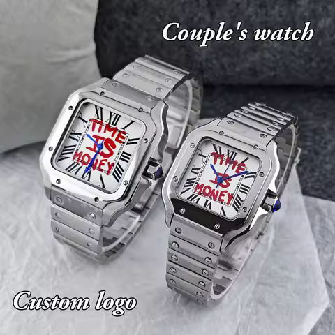 NH35/NH05 couple watch time is money watch Roman numeral watch customized logo watch NH35/NH05 movem