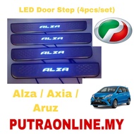 PERODUA AXIA/ARUZ/ALZA - LED DOOR STEP / SIDE SILL PLATE (4PCS/SET)