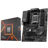 MSI PRO B650-P WiFi Motherboard Bundle with AMD Ryzen 5 7600X 6-Core Desktop Processor (AMD AM5, ATX