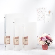 [Pull It Is i Stationery] Lianqin Brand PP 6/20/26/30 Holes A5/B5/A4 Simple Style Natural Color Iron