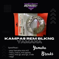 Yamaha matic rear brake pads 5MX-F530K-00 mio fino soul gt lexy