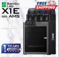 [香港行貨國際版]Bambu Lab 拓竹 X1E 3D列印機 (包含 AMS) FDM 3D打印機
