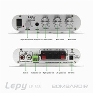 Ready, Lepy Lp-838 Mini Stereo Amplifier Subwoofer Black