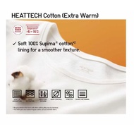 HEATTECH EXTRA WARM TSHIRT CREW NECK LONG SLEEVE UNIQLO HEATTECH WOMEN'S TOP LONGJOHN