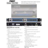 EQUALIZER STROO GRAPHIC WITH FBQ FEEDBACK DETECTION SYSTEM MODEL 1502 PRO