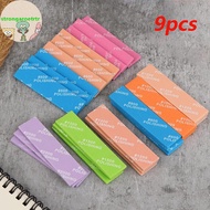 Strongaroetrtr 9Pcs MS-E400-2000 Semi-rigid Sanding Sticks For Model Making Tools Plastic Model Poli