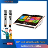HAJURIZ Karaoke Machine,3TB HDD 65K Chinese,English songs,More than 400K songs on cloud for free download,19.5'' ECHO Touch screen player,300W  Mixing amplifier built,Android KTV Dual system,Multi-Language songs on cloud,Free download.Wireless microphone