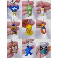 Preloved keychain KC8B Kayamba Neko-Matsu Osomatsu-san Pablo Posukuma Tweety Bird Chip Dale Cookie M