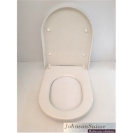 JOHNSON SUISSE HEAVY DUTY NON SOFT CLOSE ANCONA COMO TOILET SEAT COVER