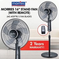 MORRIES 16 INCH STAND FAN W/REMOTE MS 40SFTR (5 AS FAN BLADE)