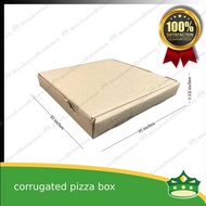 [50 pcs] corrugated pizza boxes 10 inches for take out of pizzas, kakanin, noodles, Filipino delicac