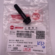 SYM Motors Sanyang (Single Price) 90103-H6B-000 Screw 8 * 38 External Hexagon