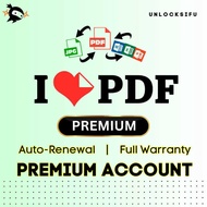 Premium Account ILOVEPDF PDF Editor & Reader Premium Version Edit To Word Watermark Remove Sign PDF 