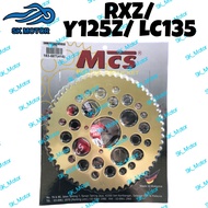 MCS (415) 25T~58T Yamaha 183 RXZ / LC135 / Y125Z / Y100 / Y110 / SRL110 Rear Racing Sprocket