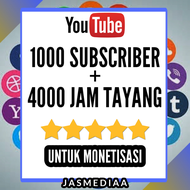 Paket Monetisasi Youtube 1000 Subscriber Dan 4000 Jam Tayang Youtube