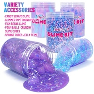 Unicorn Slime Kit for Girls 4-12,Supplies Makes Butter Slime,Candy Confetti,Glimmer Crunchy,Foam Cru