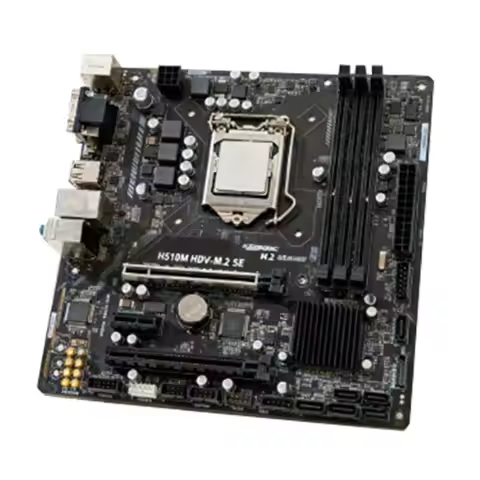 Stylish-For ASROCK M. 2 SE Motherboard H510M-HDV/LGA1200 DDR4 Pcie Gen3x4 SATA3 Dual Protocol Suppor
