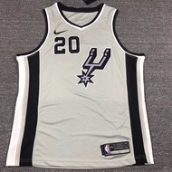 New XS available Men's San Antonio Spurs 20# Manu Ginóbili NBA Hot heat press pressing basketball je