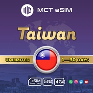 Taiwan eSIM Unlimited RNR Required - Receive eSIM QR Code on the same day