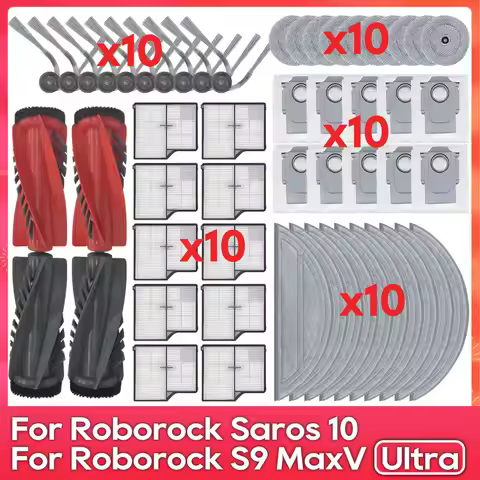 Fit For ( Roborock Saros 10 / S9 MaxV Ultra / S90ver / G30 / A1460RR ) Part Accessories Main Side Br