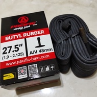 Pacific Bike Inner Tube/KENDA 27.5 INCH 650B Size 27.5X1.90 - 27.5X2.125 AV Large Hubcap Valve