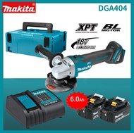 【ของแท้ 100%】2024 Makita เครื่องเจียรไร้สาย DGA404 เครื่องตัดแบบไม่มีแปรง มาพร้อมกับแบตเตอรี่ลิเธียม