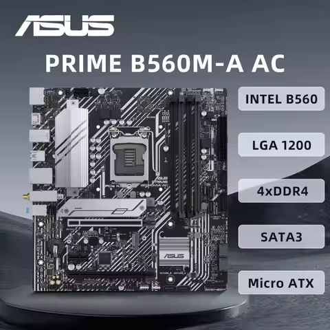 ASUS PRIME B560M-A AC Motherboard Support i9-11900KF 10900F i7-11700K 10700F i5-11400F i5-10400F CPU