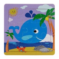 WOODEN PUZZLE jigsaw WOODEN puzzle/ Children's WOODEN puzzle toy/ - WHALE