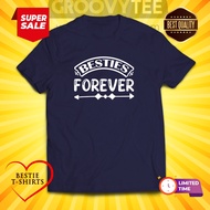 T-shirt Bestie, Besties Forever Navy Blue T- Shirt - Groovytee