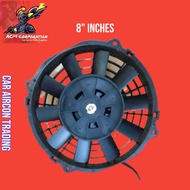 Aux Fan 8" inches Universal Car Aircon High Speed Radiator Condenser CAT