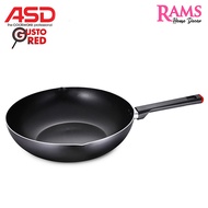 ASD 30cm Non Stick Gusto Red Deep Wok Pan / Kuali ASD / Kuali Dalam / Kuali Tak Melekat