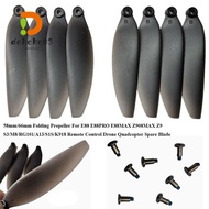DOHOHPH Remote Control Drone Parts, Universal Plastic Folding Propeller Blades, 58mm/66mm Black Quad