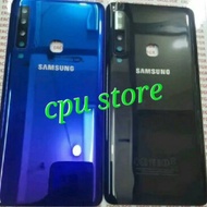Backdoor rear casing battery cover Samsung A9 2018 A920 A920f original plus camera glassRing.