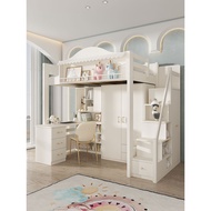 [Pre-order]Children's bed with wardrobe, desk, integrated family combination bed，bunk bed