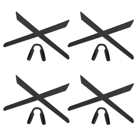 Glintbay Silicone Small/Large Nosepads & Earsocks Kits for Oakley Activate OX8173 & Activate Asian F