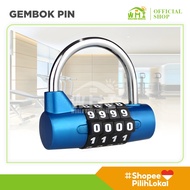 World Home Multifunctional Motorcycle Door Fence Digit Number Padlock 4 Digit Combination Padlock GS